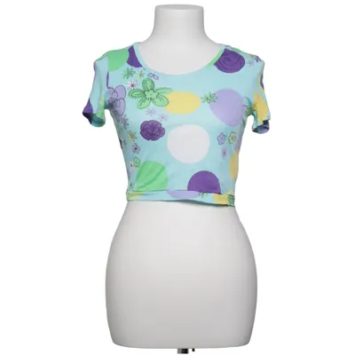 Crop top (Blå, Flerfarvet) fra Versace Jeans Couture Viscose
