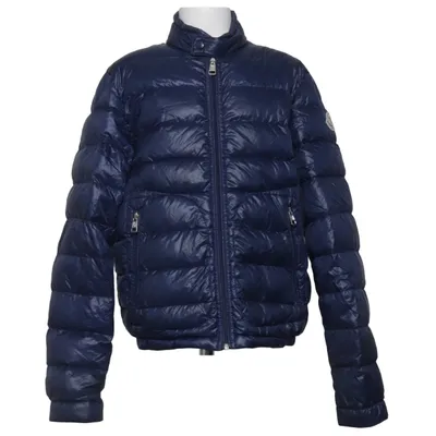 Lättviktsjacka (Blå) från Moncler Dun, Fjädrar, Polyamid