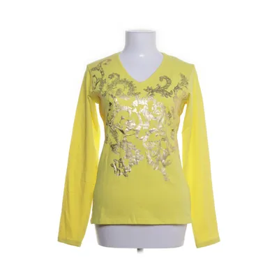 Langærmet t-shirt (Gul) fra Versace Parfums Bomuld, Elastan
