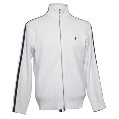 Cardigan (Blanc, Noir) de Ralph Lauren Coton