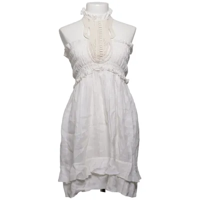 Robe dos-nu (Beige) de Isabel Marant Coton, Lin, Soie