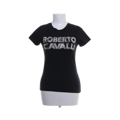 T-shirt (Black) from Roberto Cavalli Cotton, Elastane