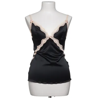 Pyjamastop (Sort, Beige) fra Dolce & Gabbana Underwear Elastan, Polyester