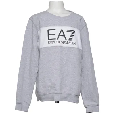 Sweatshirt (Grijs, Wit) van Emporio Armani Katoen, Elastaan