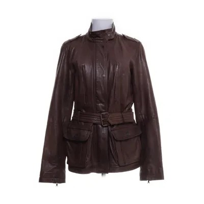 Leather jacket (Brown) from Tommy Hilfiger Leather, Polyester