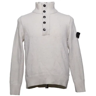 Sweater (White) from Stone Island Polyamide, Wool