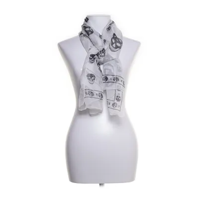Shawl (White, Black) from Alexander McQueen