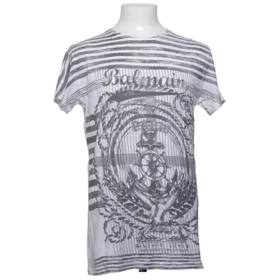 T-shirt (Blanc, Noir) de Balmain Coton