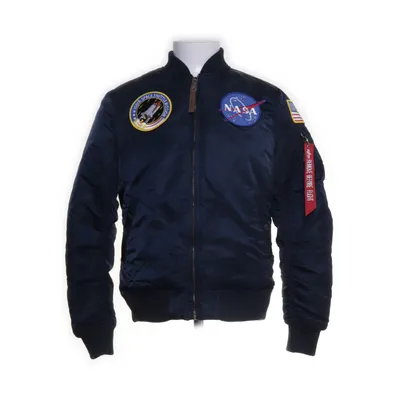 Bomberjakke (Blå) fra Alpha Industries Nylon, Polyester