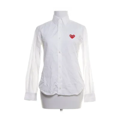 Shirt (White) from Comme des Garçons PLAY Cotton