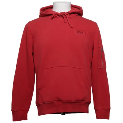 Capuchon sweater (Rood) van Alpha Industries Katoen, Polyester