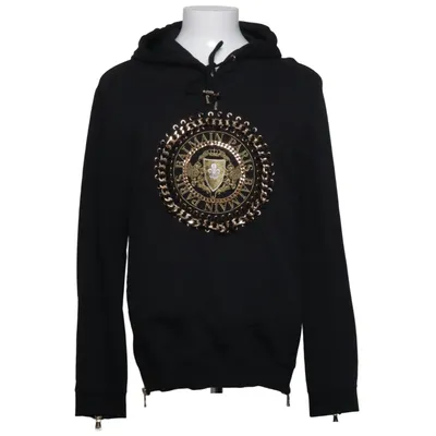 Capuchon sweater (Zwart) van Balmain Katoen