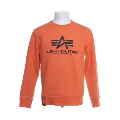 Collegetröja (Orange) från Alpha Industries Bomull, Polyester