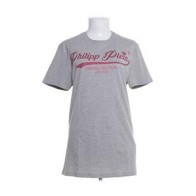 T-shirt (Grijs, Rood) van Philipp Plein Homme Polyester, Katoen