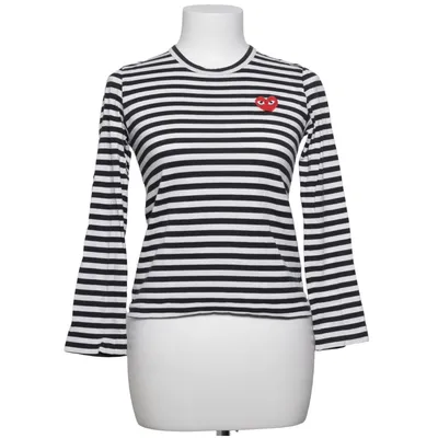 Langærmet t-shirt (Sort, Hvid) fra Comme des Garçons PLAY
