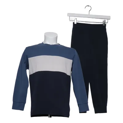 Pajamas (Blue, White) from Uniqlo Kids Cotton, Elastane, Polyester