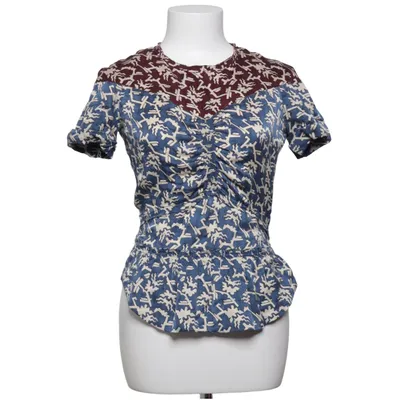 Haut (Bleu, Rouge, Blanc) de Isabel Marant Coton, Soie