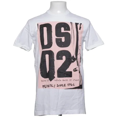 T-shirt (Hvid, Sort, Pink) fra Dsquared2 Bomuld