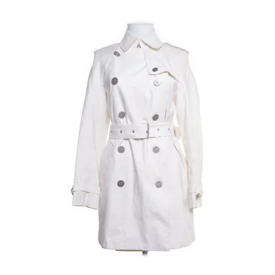 Trench coat (White) from Burberry Cotton, Polyurethane