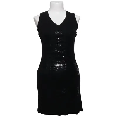 Jurk (Zwart) van Versace Jeans Couture Polyester, Viscose