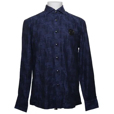 Shirt (Blue, Black) from Balmain Cotton