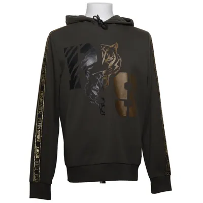 Capuchon sweater (Groen) van Plein Sport Katoen, Polyester