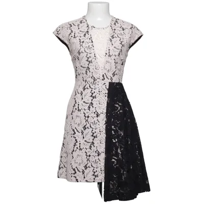 Robe de cocktail (Rose, Noir) de MSGM Coton, Polyamide, Polyester, Viscose