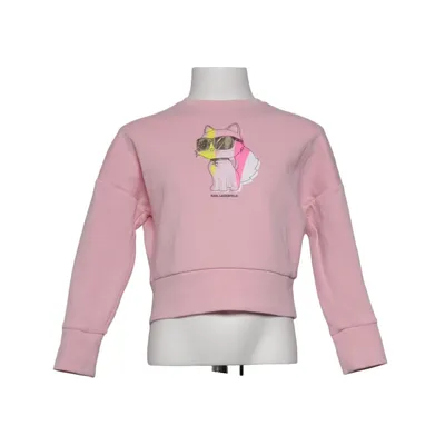 Collegetröja (Rosa) från Karl Lagerfeld Kids Bomull, Elastan, Polyester