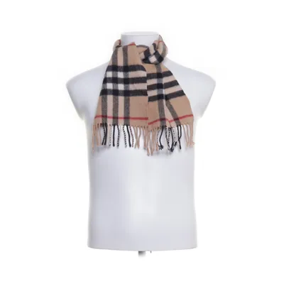 Halsduk (Beige, Svart, Röd) från Burberry Ull, Kashmir