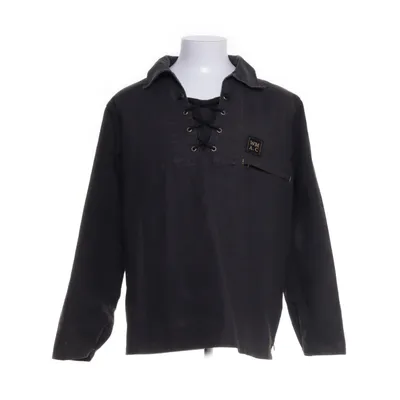 Denim shirt (Gray, Black) from Wrenchmonkees Cotton
