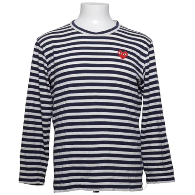 Långärmad t-shirt (Blå, Vit) från Comme des Garçons PLAY Bomull