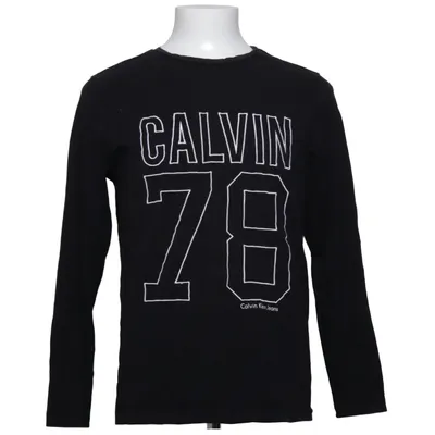 T-shirt à manches longues (Noir) de Calvin Klein Jeans Coton
