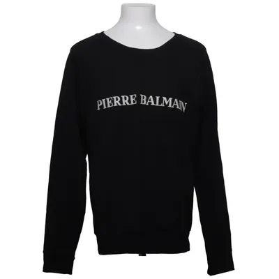 Sweatshirt (Noir) de Pierre Balmain Coton, Polyester, Laine