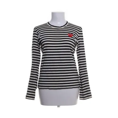 Langærmet t-shirt (Hvid, Sort) fra Comme des Garçons PLAY Bomuld