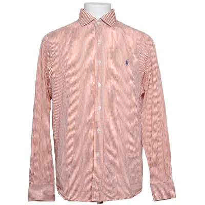 Buttondownskjorte (Hvid, Orange) fra Polo Ralph Lauren Bomuld