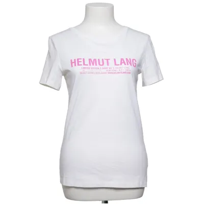 T-shirt (Blanc, Rose) de Helmut Lang Coton