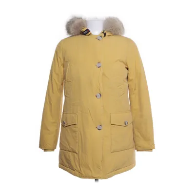 Down coat (Yellow) from Woolrich Cotton, Down, Feather, Polyester, Fur