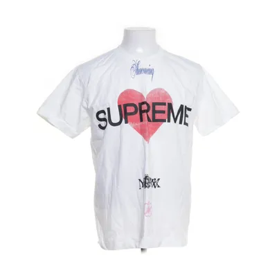 T-shirt (Vit, Röd, Svart) från Supreme Bomull