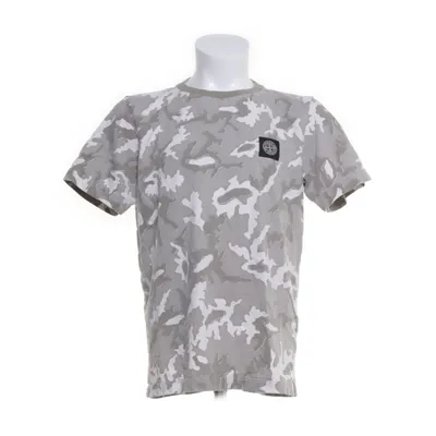 T-shirt (Grijs, Wit) van Stone Island Junior