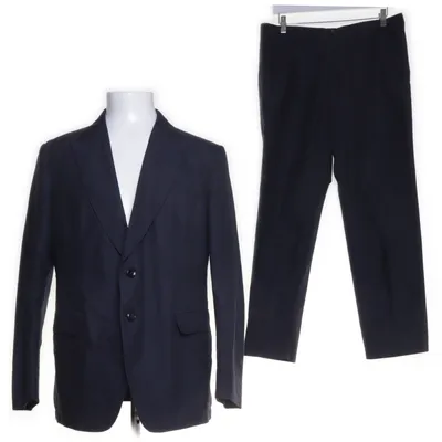 Suit (Blue) from Dries van Noten Cotton