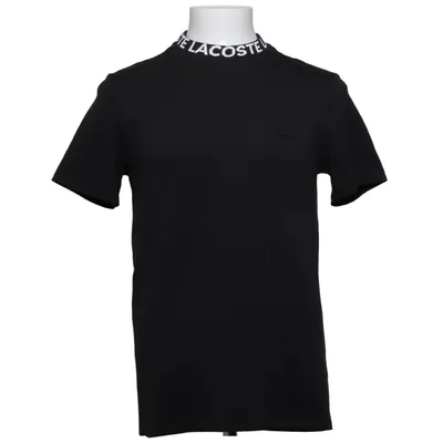 T-shirt (Noir) de Lacoste Coton, Élasthane, Polyester