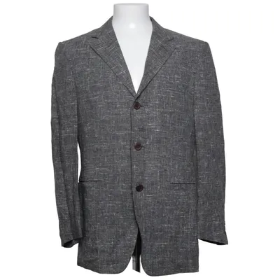 Blazer (Gray) from Versace Classic V2 Polyamide, Silk, Viscose
