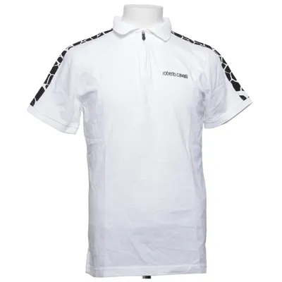 Polo shirt (White, Black) from Roberto Cavalli Cotton, Elastane