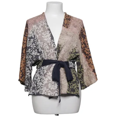 Cardigan (Bruin, Blauw, Meerkleurig) van Dries van Noten Katoen, Linnen