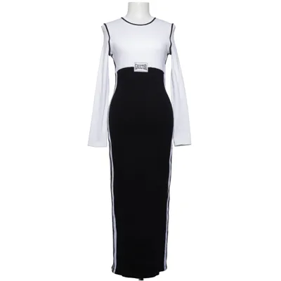 Robe (Noir, Blanc) de Jean Paul Gaultier Coton, Élasthane