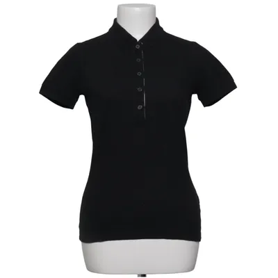 Poloshirt (Zwart) van Burberry Katoen, Elastaan