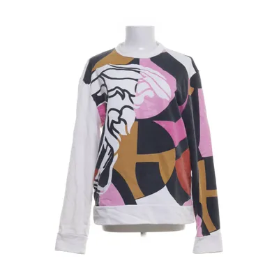 Sweatshirt (White, Multicolored) from Versace Collection Cotton