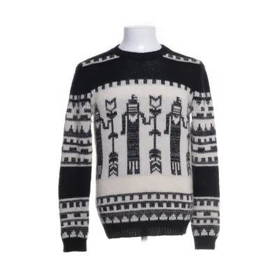 Sweater (White, Black) from Saint Laurent Alpaca wool, Mohair, Polyamide, Wool
