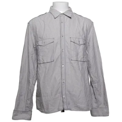 Shirt (Blauw, Wit) van Stone Island Denims Katoen