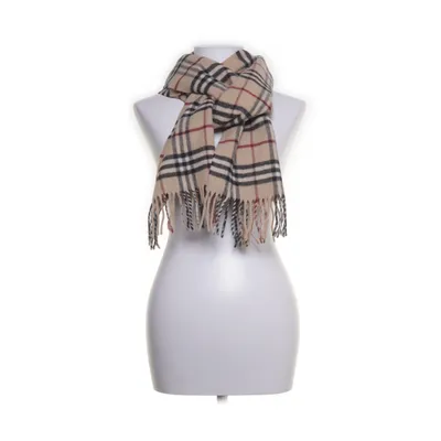 Scarf (Beige, Black, Red) from Burberry Wool